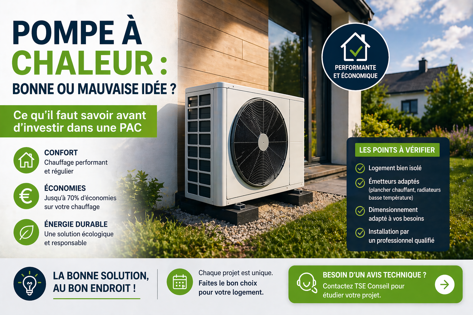 Pompe à chaleur : bonne ou mauvaise idée ?